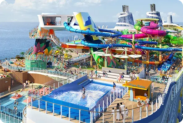 image of a cruise ship top deck